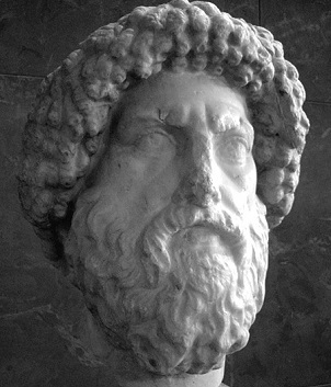 Juba I King of Numidia reigned ca 85-46BCE from Cherchell Caesarea Algeria  Musee du Louvre Paris Ma1885 MNC 1920